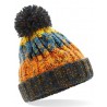 czapka zimowa dla dzieci mod. B486b:Retro Blues, 100% akryl, One Size
